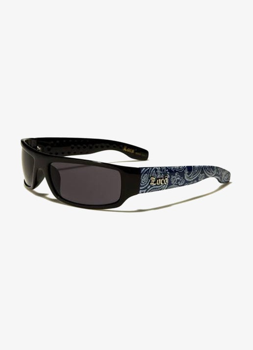 Locs Loc9003 Sunglasses in Black Red Rat