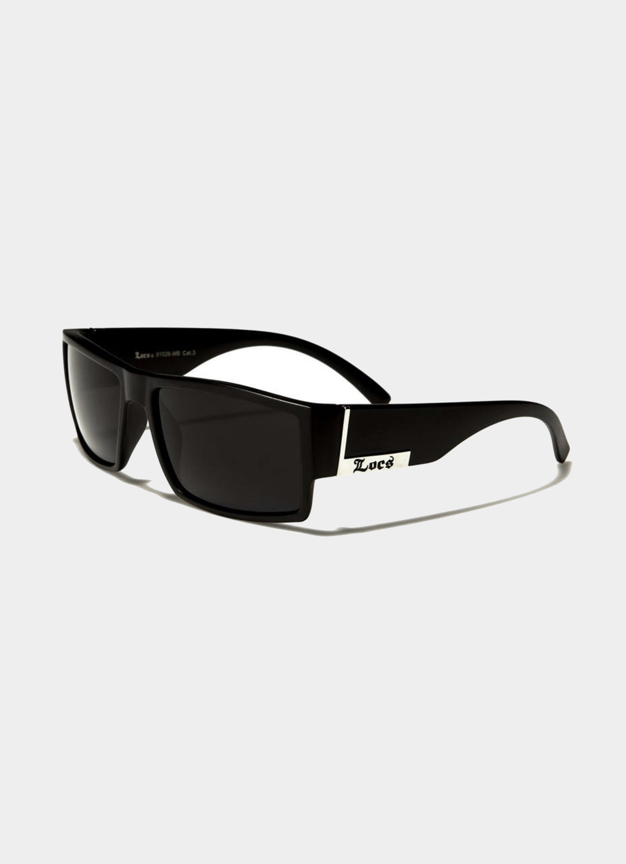 Locs Loc9003 Sunglasses in Black Red Rat