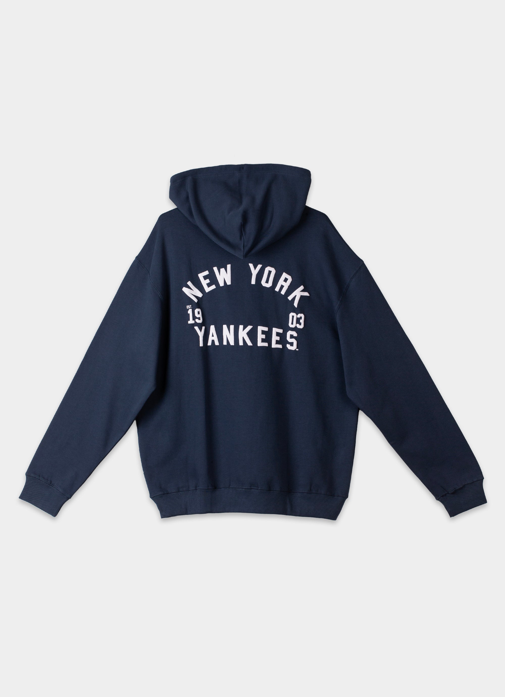 Majestic Mlb New York Yankees Vintage Arch Date Hoodie in Blue