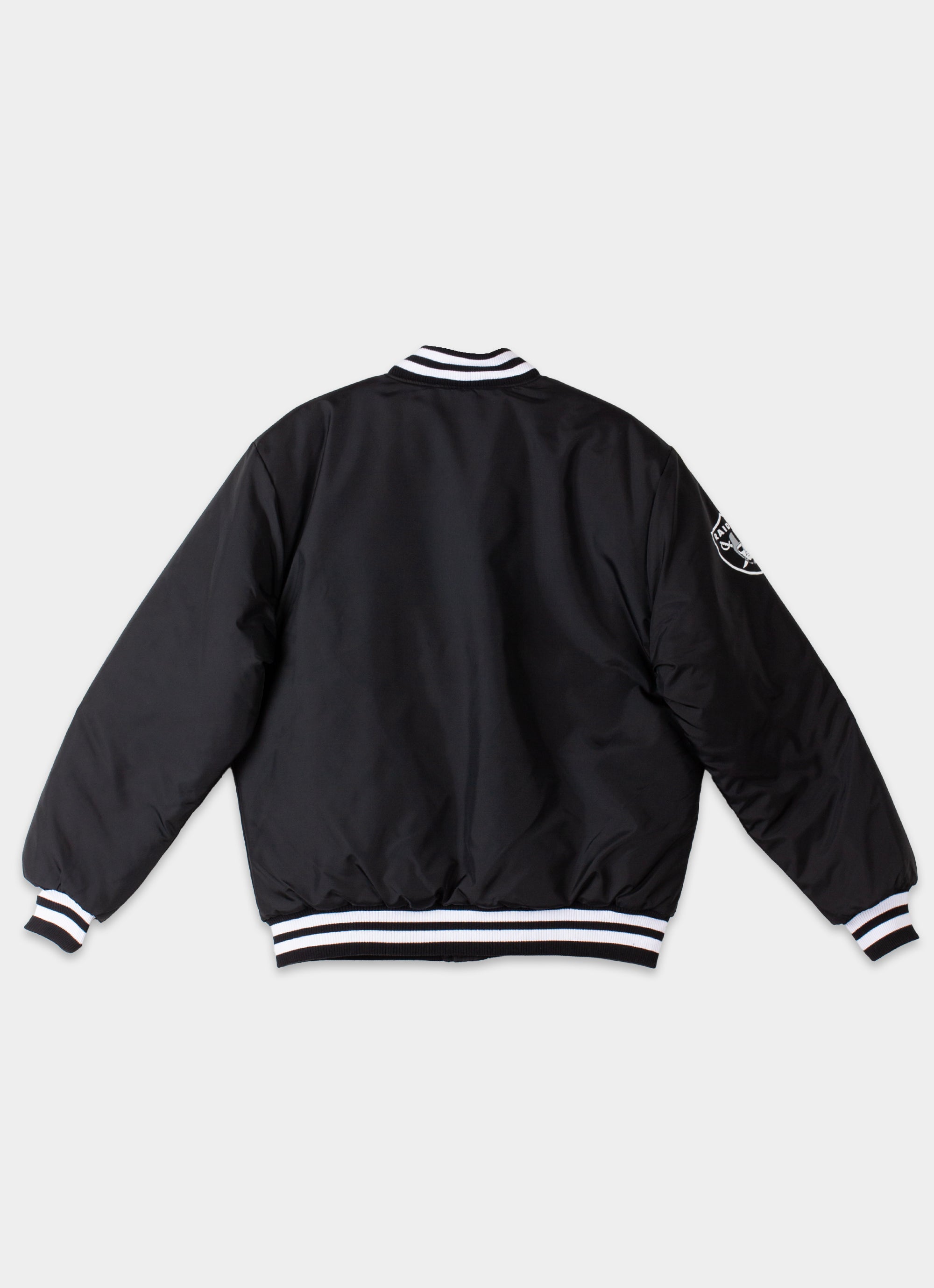 Majestic Nfl Las Vegas Raiders Varsity Jacket in Black | Red Rat