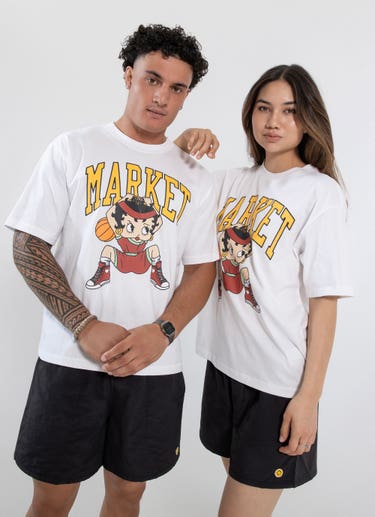 Market Betty Boop Dunking Tee in White
