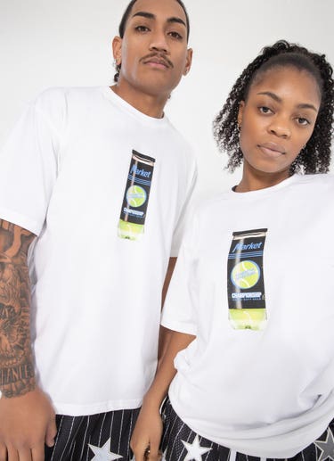 Market Fresh Balls Tee in White