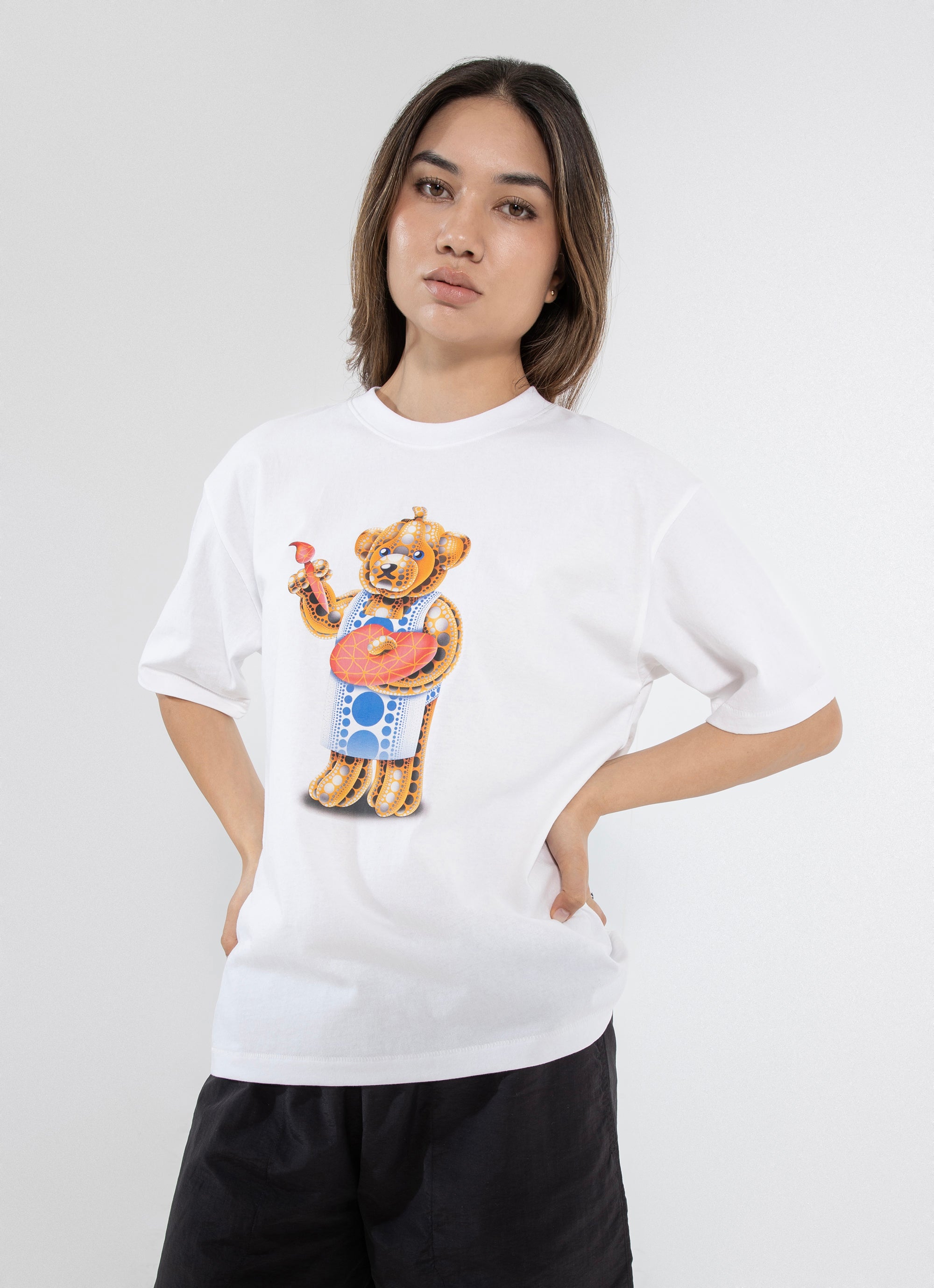 Market Infinity Bear Tee in White