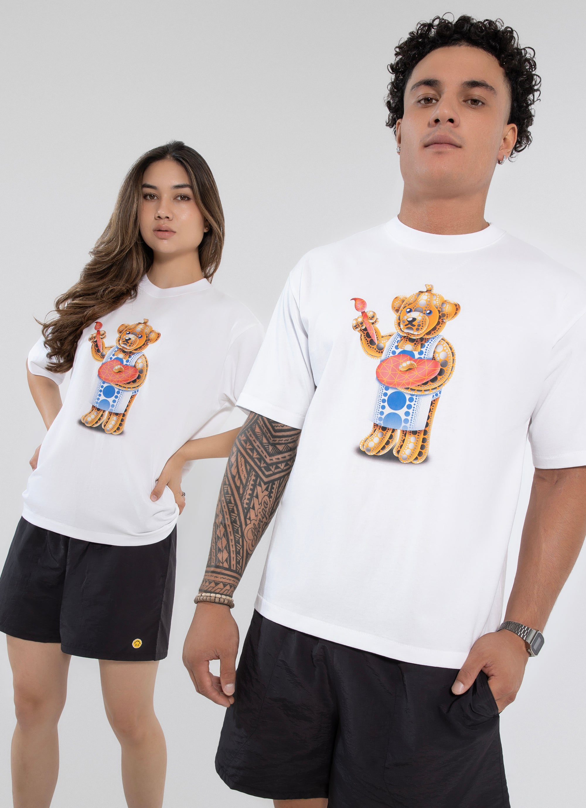 Market Infinity Bear Tee in White