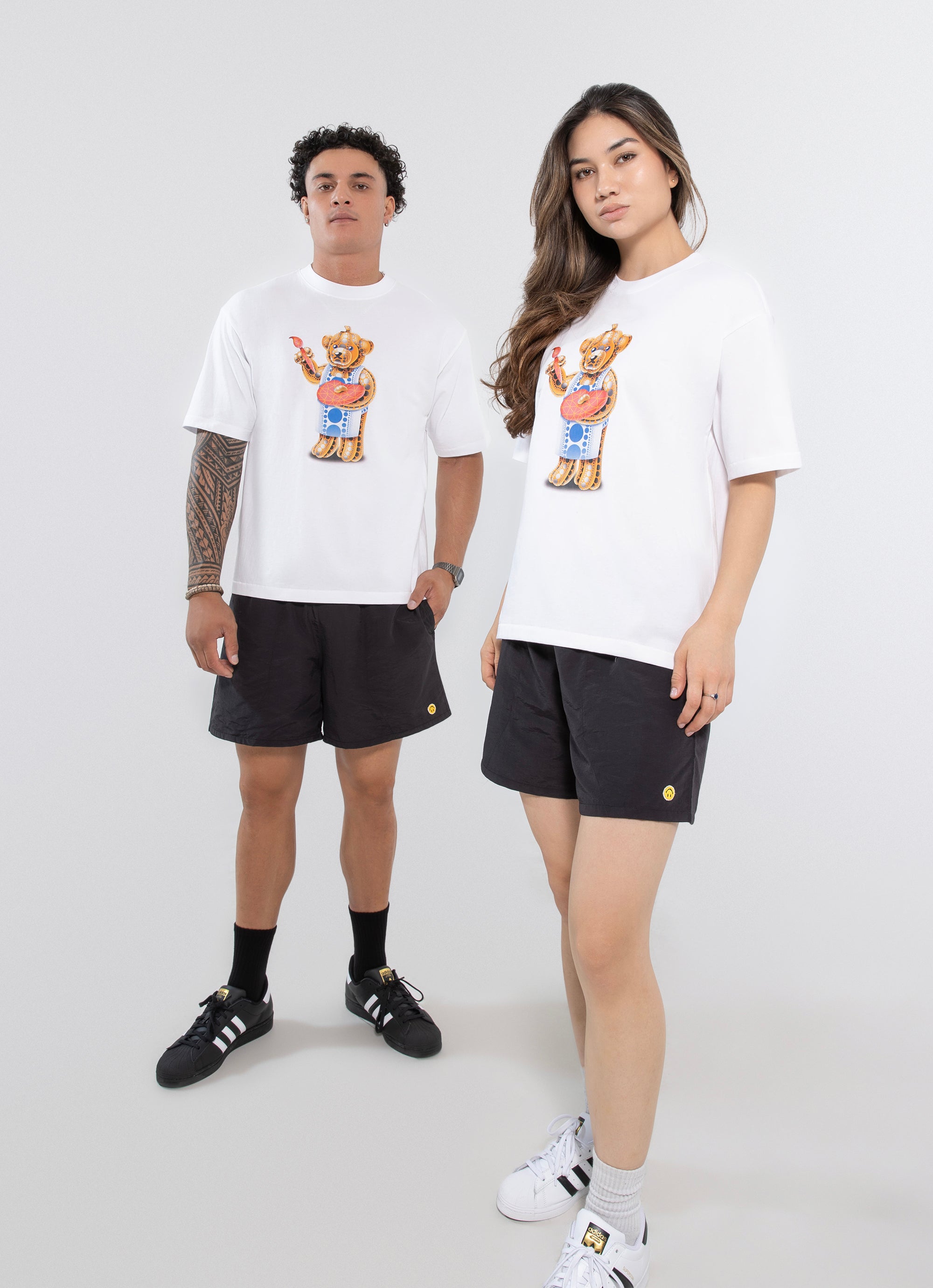 Market Infinity Bear Tee in White