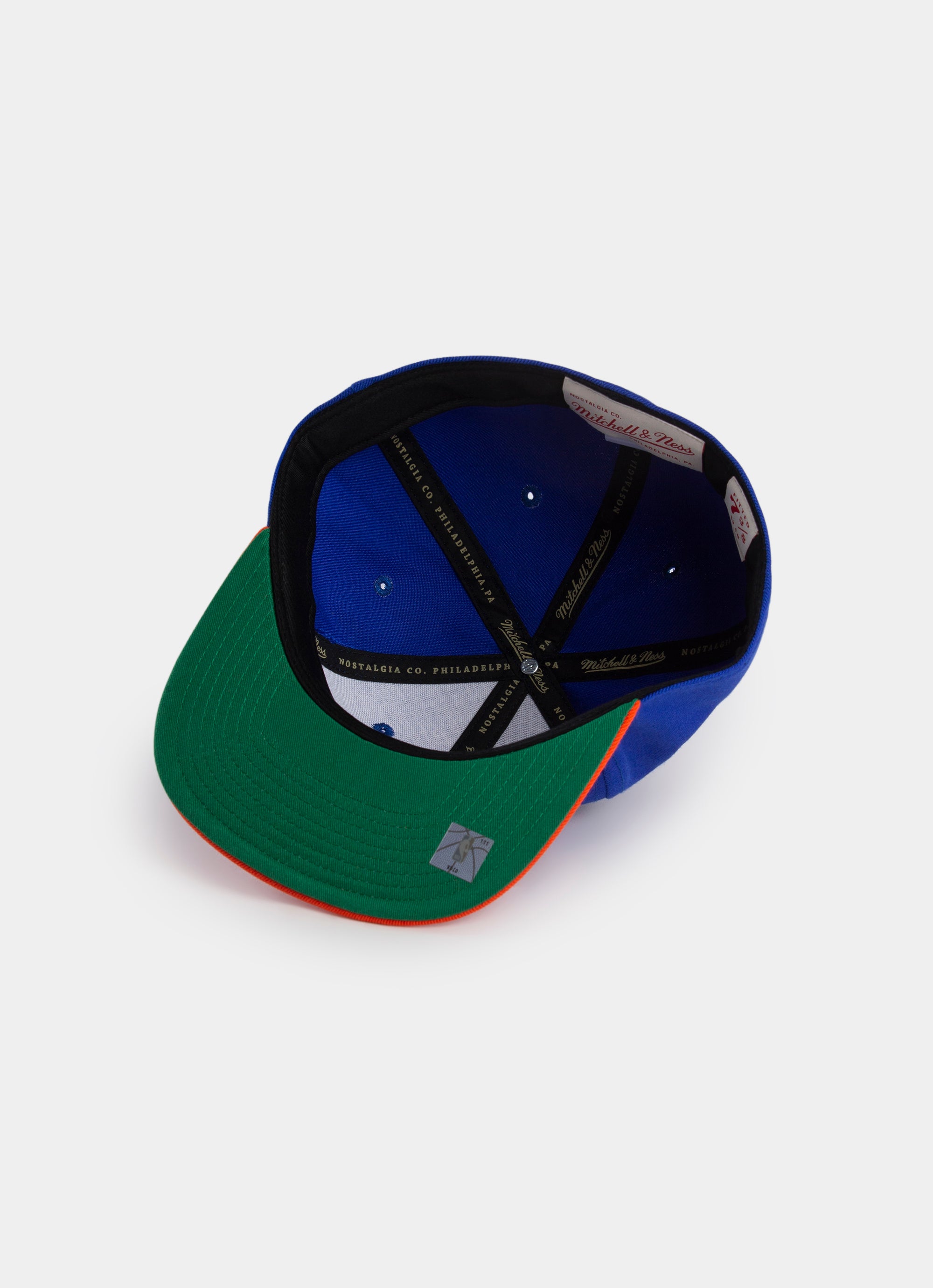 Mitchell & Ness Mlb New York Knicks Tm 2 Tone 2.0 Fitted Cap in Blue