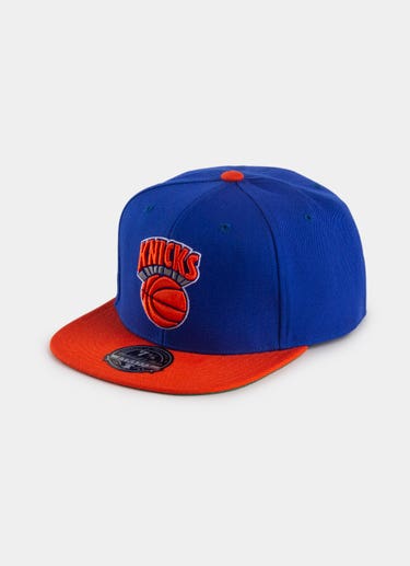 Mitchell & Ness Mlb New York Knicks Tm 2 Tone 2.0 Fitted Cap in Blue