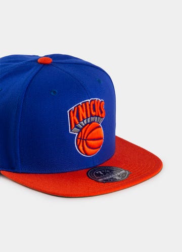 Mitchell & Ness Mlb New York Knicks Tm 2 Tone 2.0 Fitted Cap in Blue