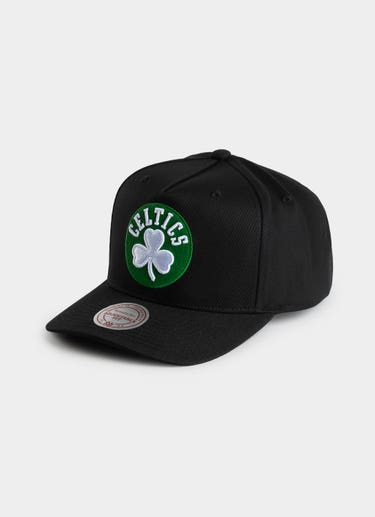 Mitchell & Ness Nba Boston Celtics Team Colour Logo Mvp Snapback Cap in Black