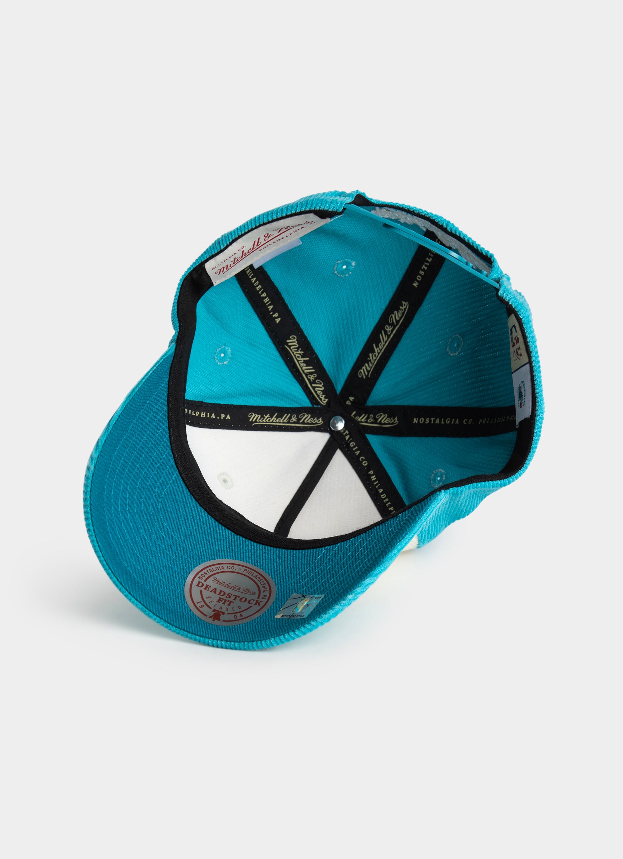 Mitchell & Ness Nba Charlotte Hornets Front Row Origin Snapback Cap in Blue