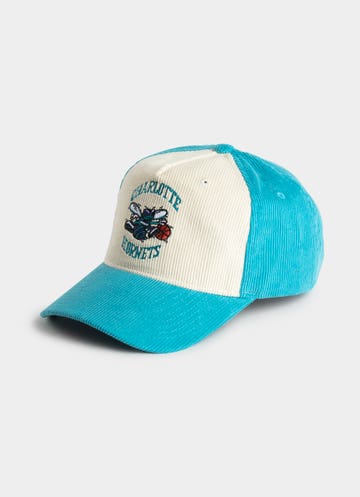 Mitchell & Ness Nba Charlotte Hornets Front Row Origin Snapback Cap in Blue