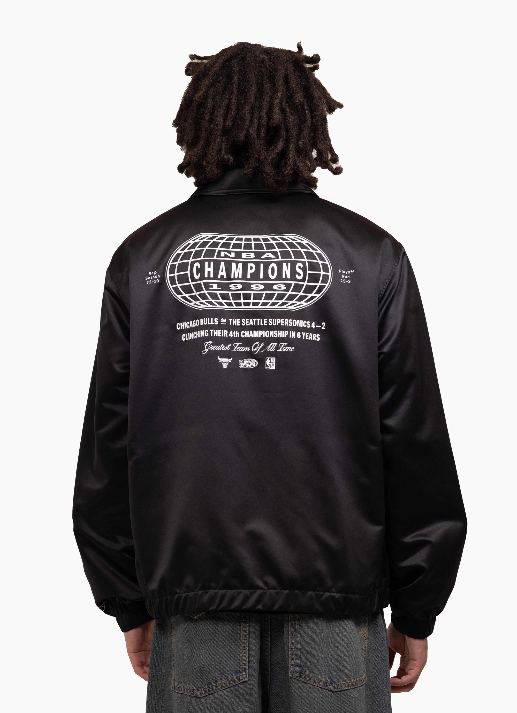 Mitchell & Ness NBA コーチジャケット ブルー L 【公式通販】