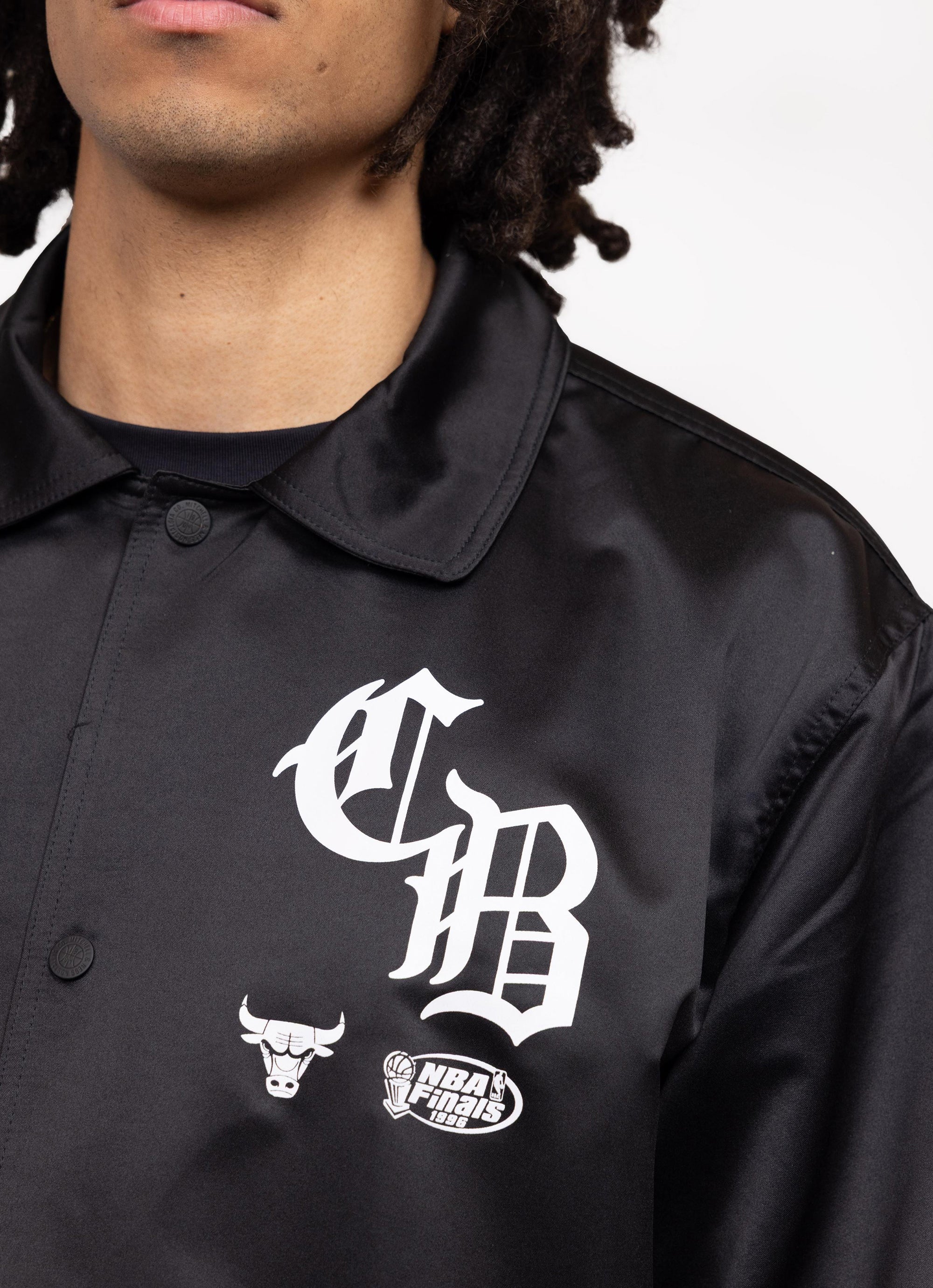 Mitchell & Ness NBA コーチジャケット ブルー L 【公式通販】