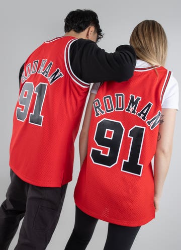 Mitchell & Ness Chicago Bulls - Dennis Rodman Name & Number T