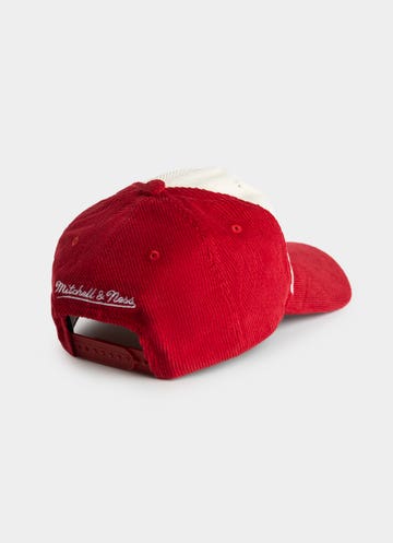 Mitchell & Ness Nba Chicago Bulls Front Row Origin Snapback Cap in Red
