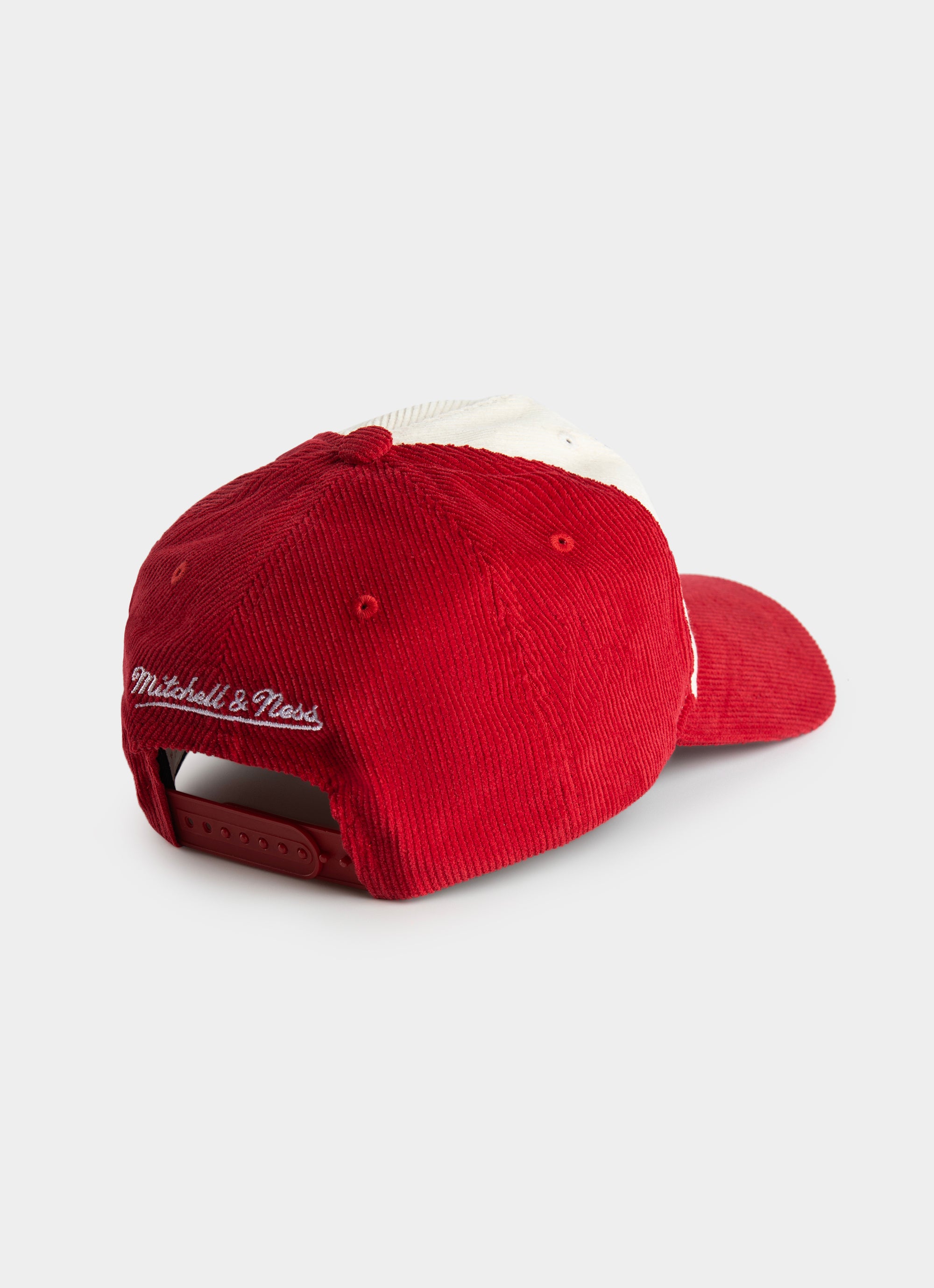 Mitchell & Ness Nba Chicago Bulls Front Row Origin Snapback Cap in Red