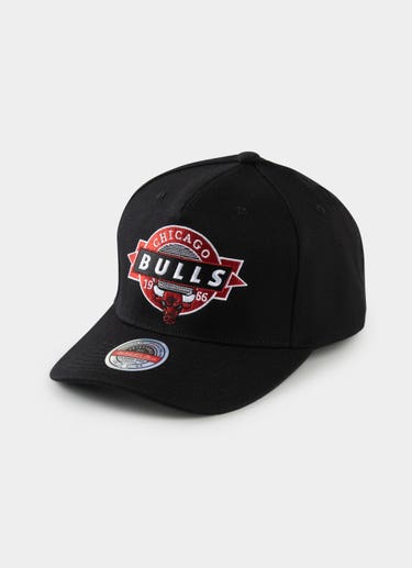 Mitchell & Ness Nba Chicago Bulls Point Guard Classic Red Snapback Cap in Red