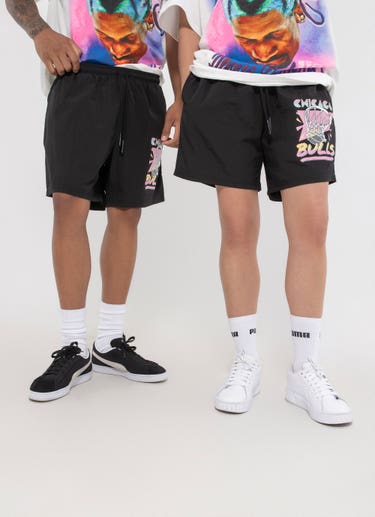 Mitchell & Ness Nba Chicago Bulls Vice Short in Black