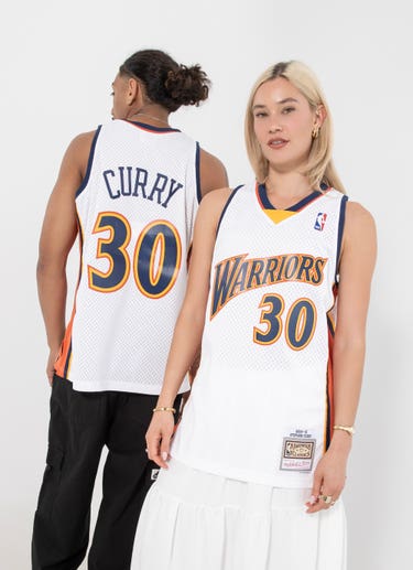 Mitchell & Ness Nba Golden State Warriors Stephen Curry 09-10 Swingman in White