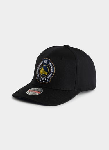 Mitchell & Ness Nba Golden State Warriors Travelling Mvp Snapback Cap in Black