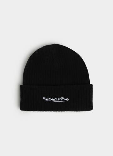 Mitchell & Ness Nba L.a Lakers Hoops Knit Beanie in Black