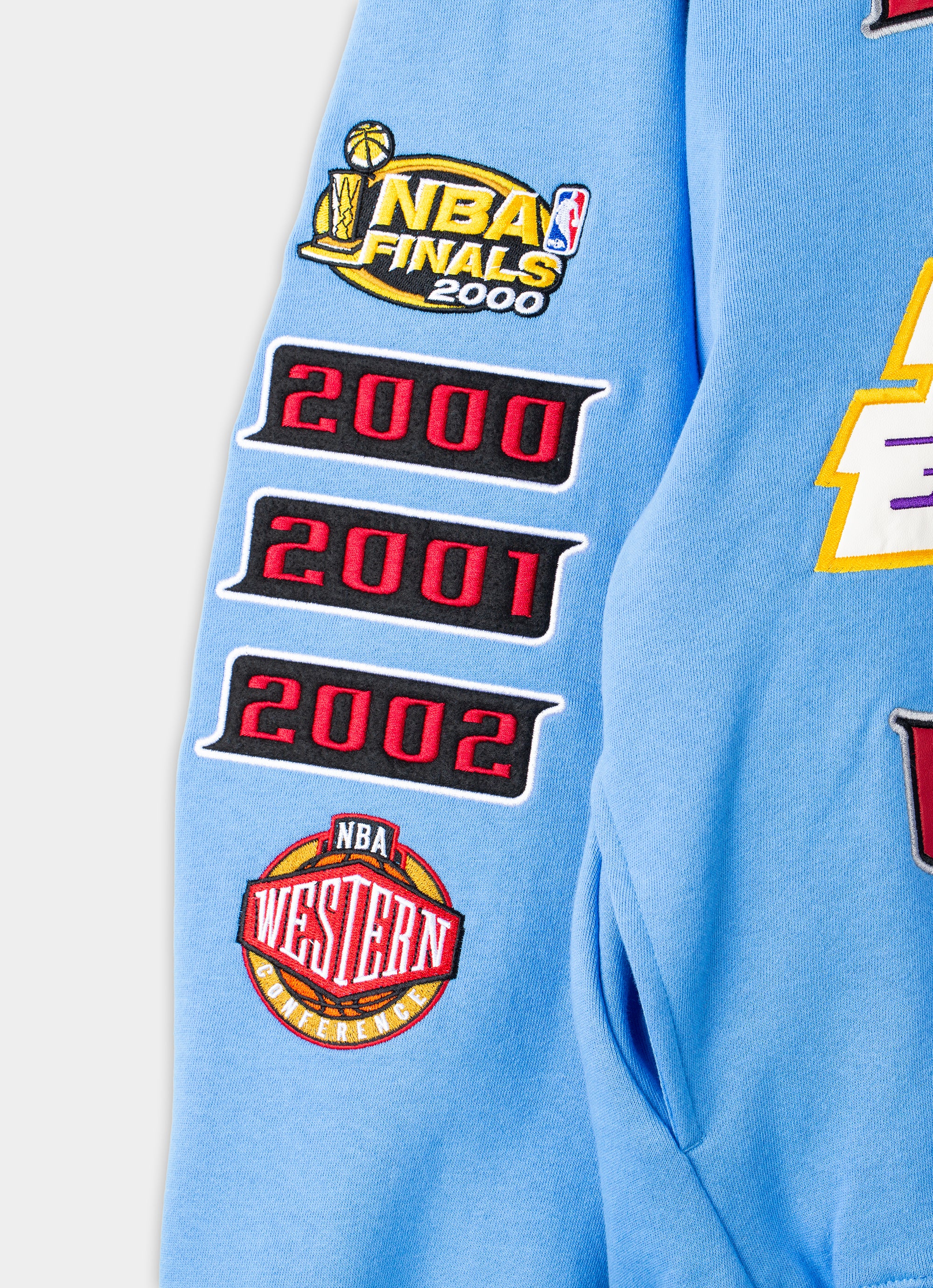 Mitchell & Ness Nba Los Angeles Lakers 17 Time Hoodie in Blue