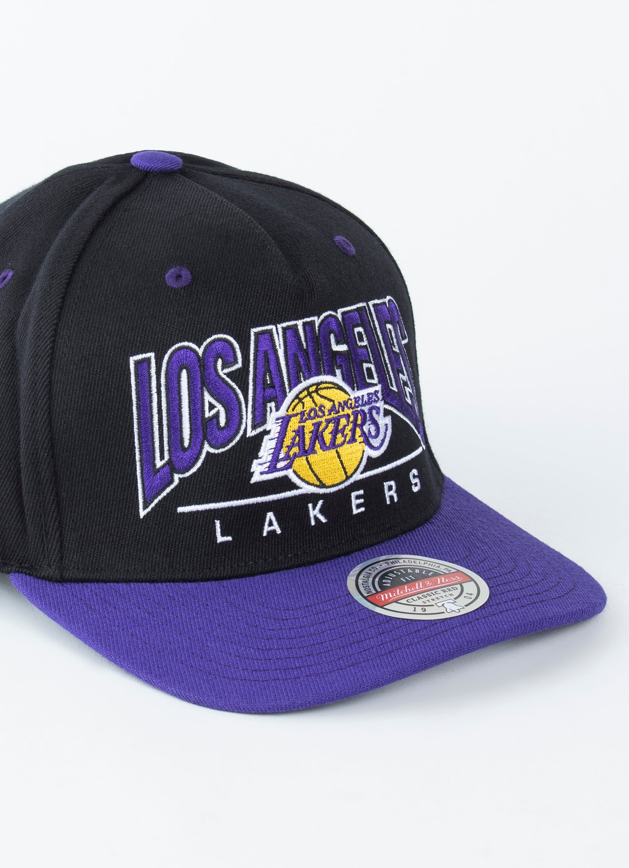 Mitchell & Ness NBA All Out Los Angeles Lakers Unisex Snapback Cap Morado  HHSS6597-LALYYPPPPURP