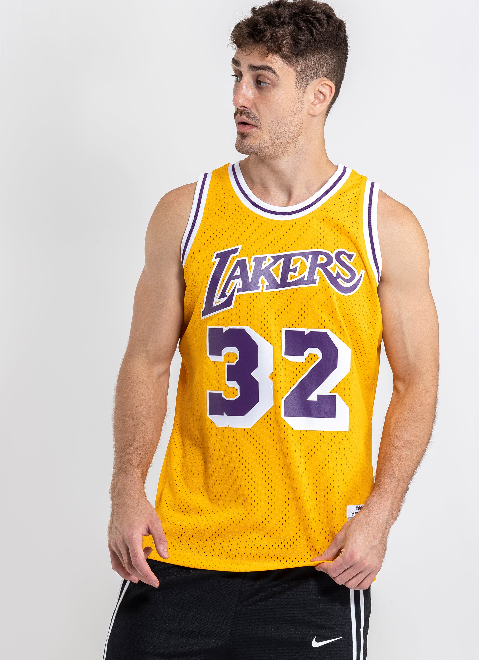 Mitchell & Ness Nba Los Angeles Lakers 'magic Johnson' Swingman Jersey in  Yellow