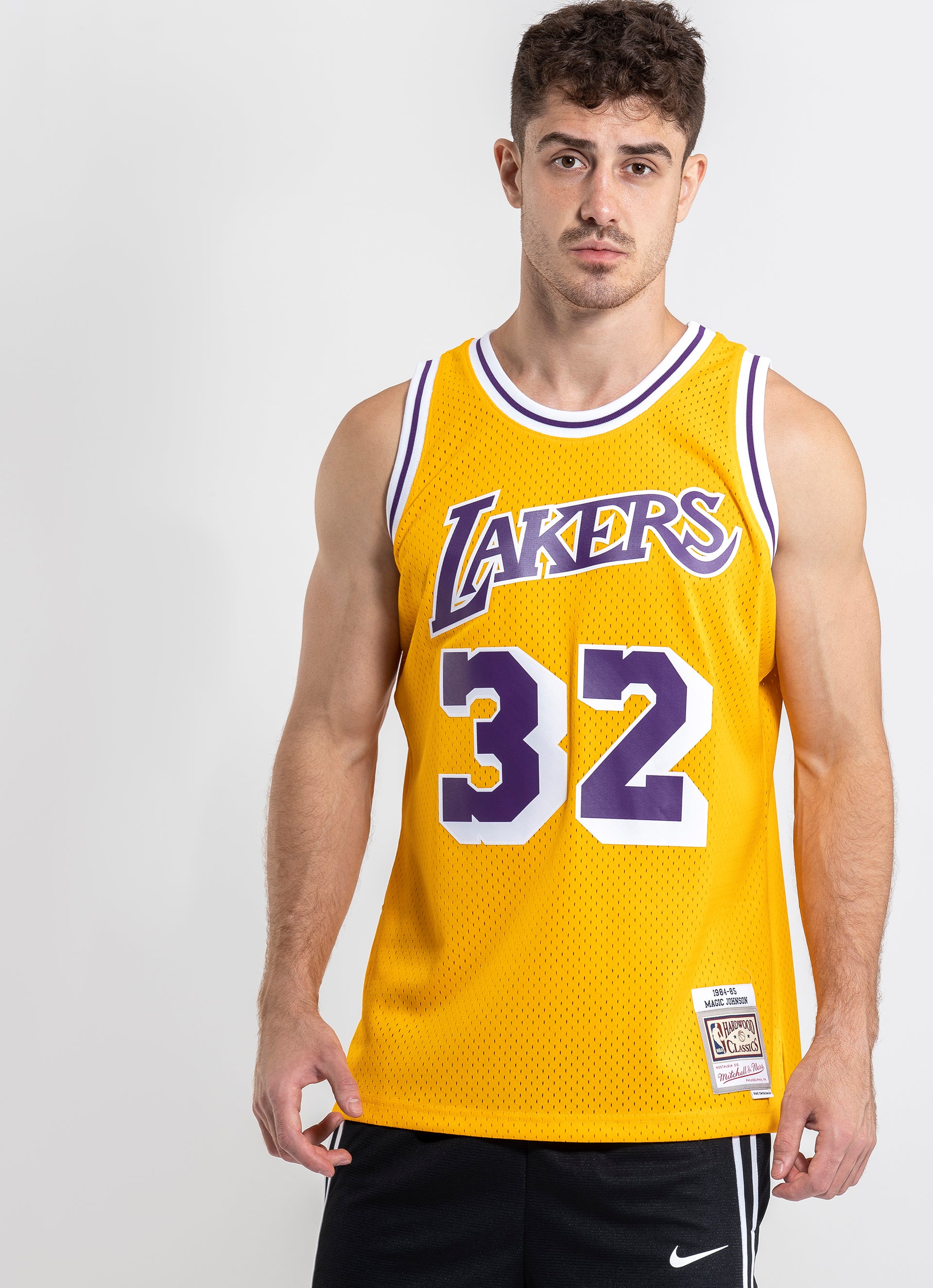 Mitchell & Ness Nba Los Angeles Lakers 'magic Johnson' Swingman Jersey in  Yellow