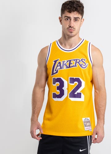 Mitchell & Ness Nba Los Angeles Lakers 'magic Johnson' Swingman Jersey in  Yellow