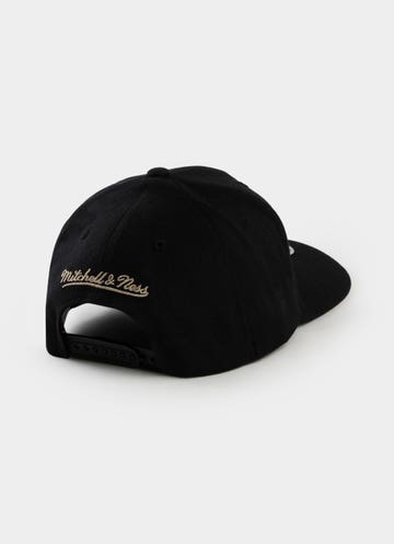 Mitchell & Ness Nba Los Angeles Lakers Pennant Snapback Cap in Black