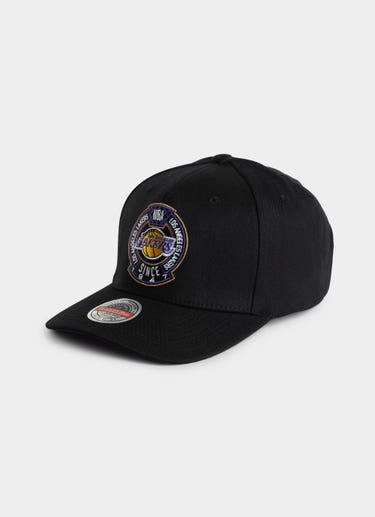 Mitchell & Ness Nba Los Angeles Lakers Travelling Mvp Snapback Cap in Black