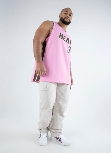 Mitchell & Ness Nba Miami Heat (dwayne Wade) Swingman Jersey Big & Tall in  Pink