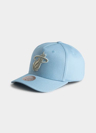 Mitchell & Ness Nba Miami Heat Seasonal Core Snapback Cap in Blue