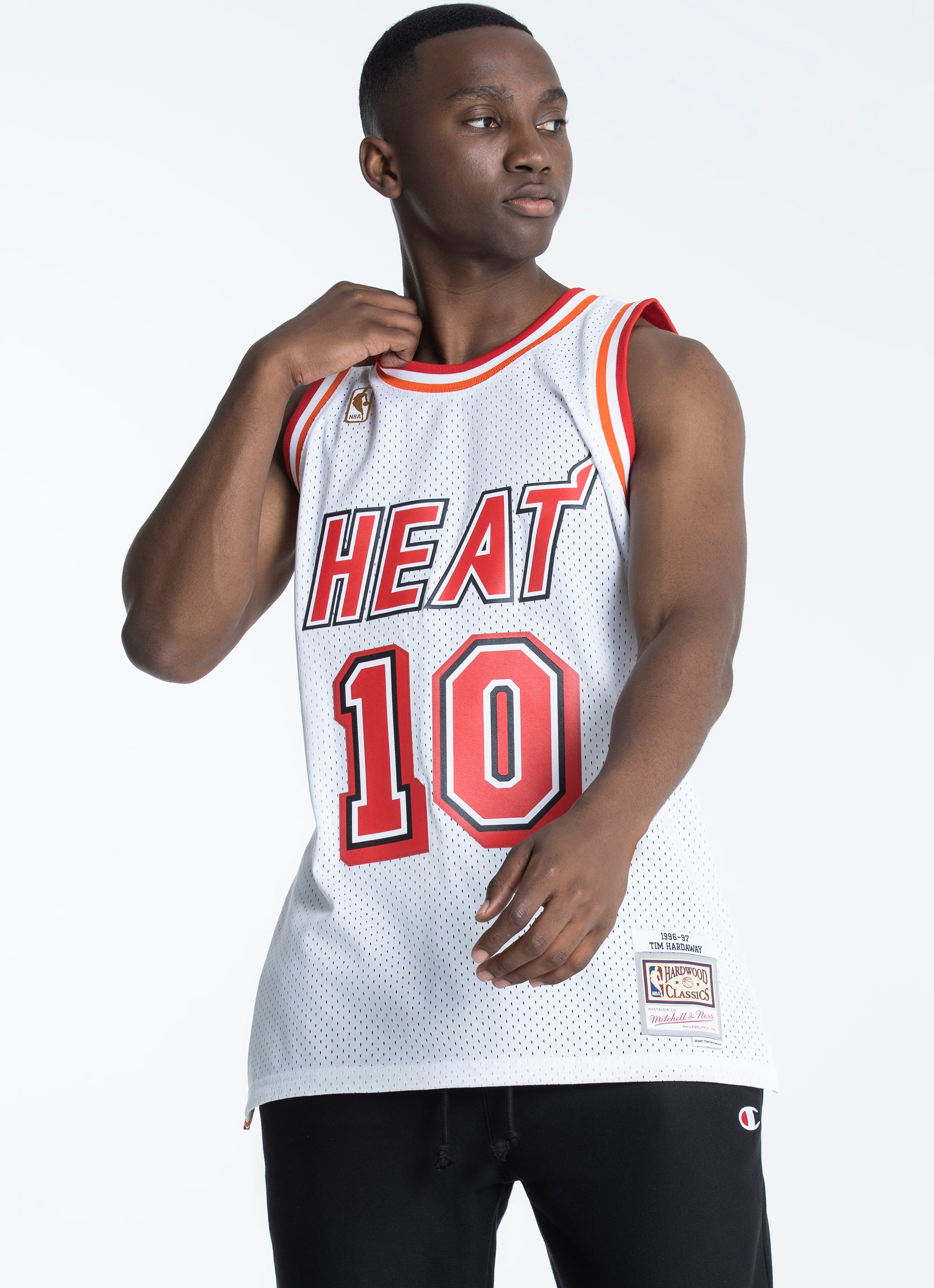 Tim Hardaway Mitchell and Ness Miami HEAT Authentic Jersey