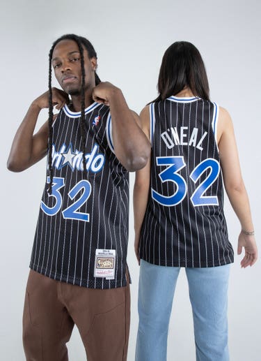 Mitchell & Ness Nba Orlando Magic 'shaquille O'neal' 94-95 Swingman Jersey in Black