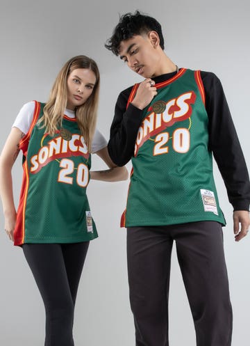 Seattle Supersonics NBA Gary Payton Mitchell & Ness Jersey