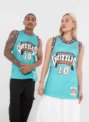 Mitchell & Ness Nba Vancouver Grizzlies Mike Bibby 1998-99  Road Swingman in Blue