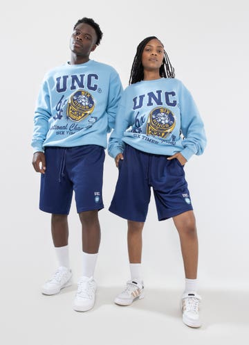 Mitchell & Ness Ncaa Unc North Carolina Varsity Short in Blue
