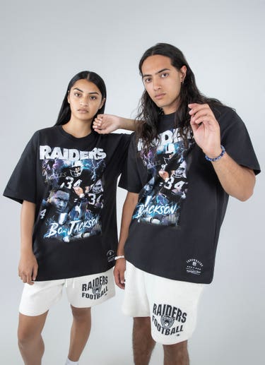 Mitchell & Ness Nfl Las Vegas Raiders Bo Jackson Tee in Black