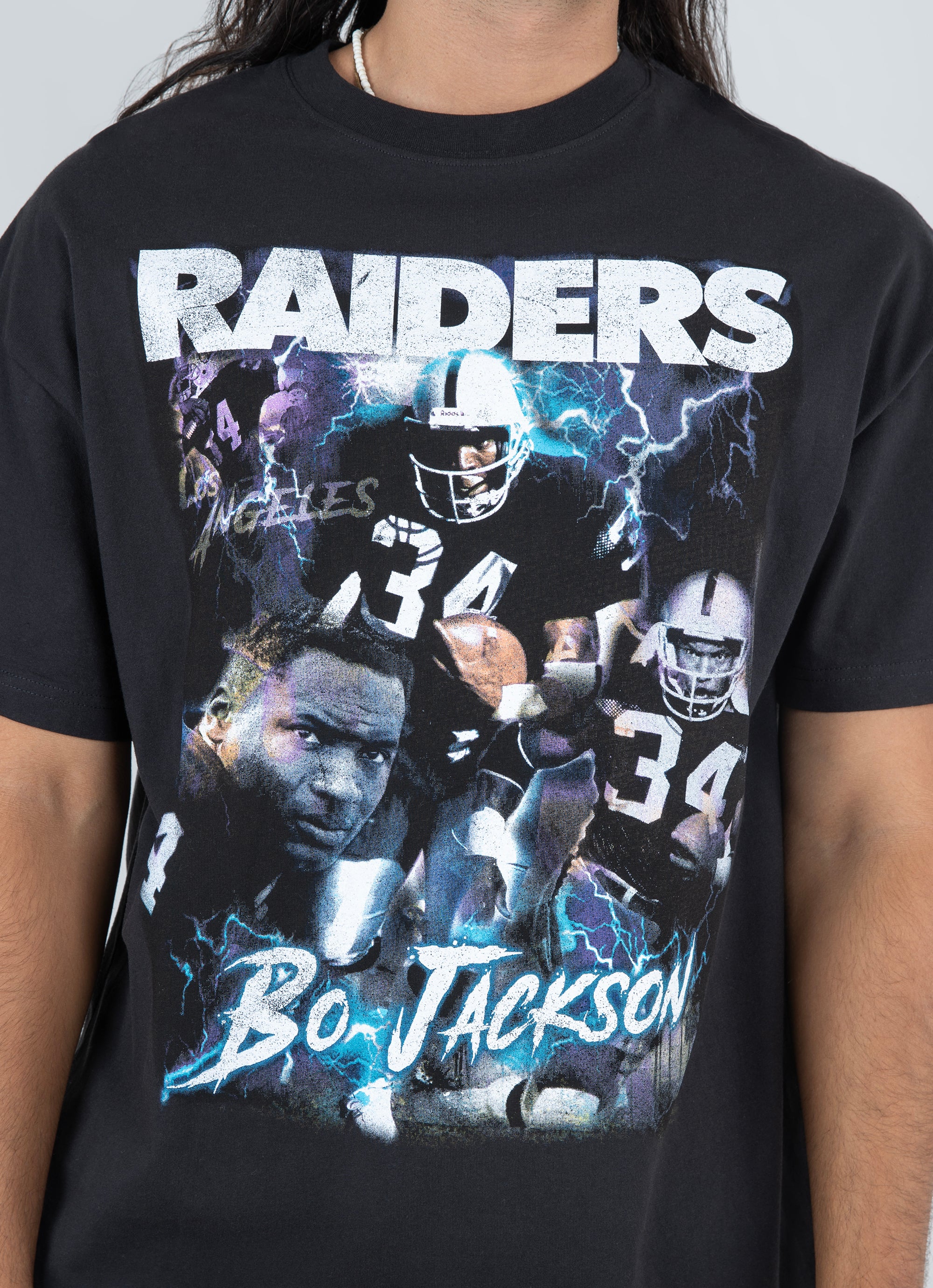Mitchell & Ness Nfl Las Vegas Raiders Bo Jackson Tee in