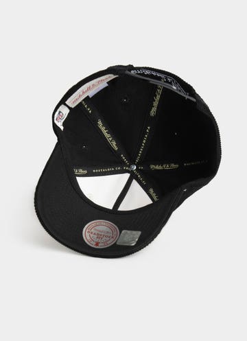Mitchell & Ness Nfl Las Vegas Raiders Front Row Origin Snapback Cap in Black