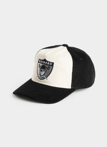 Mitchell & Ness Nfl Las Vegas Raiders Front Row Origin Snapback Cap in Black