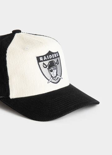 Mitchell & Ness Nfl Las Vegas Raiders Front Row Origin Snapback Cap in Black