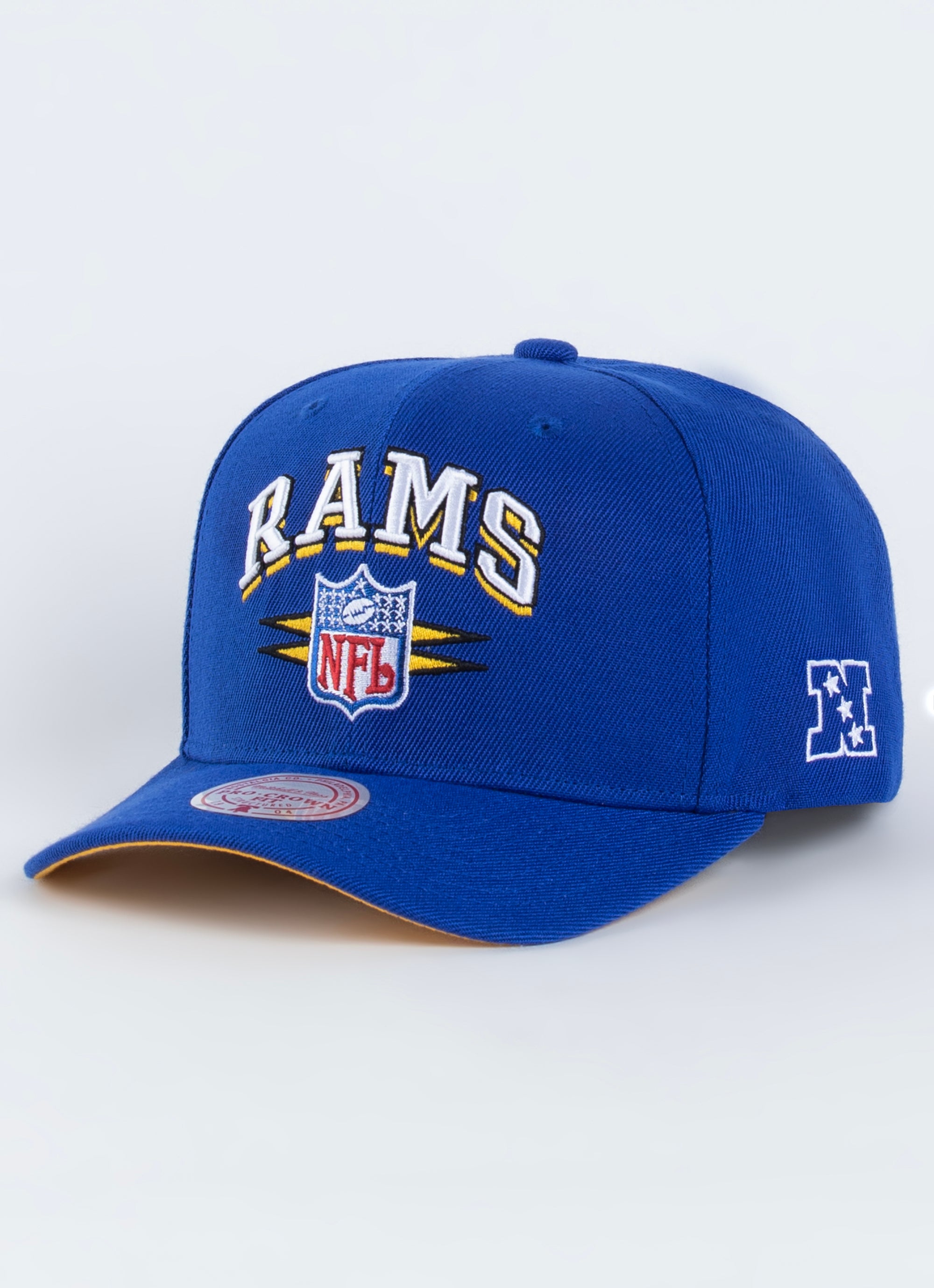 mitchell and ness la rams hat