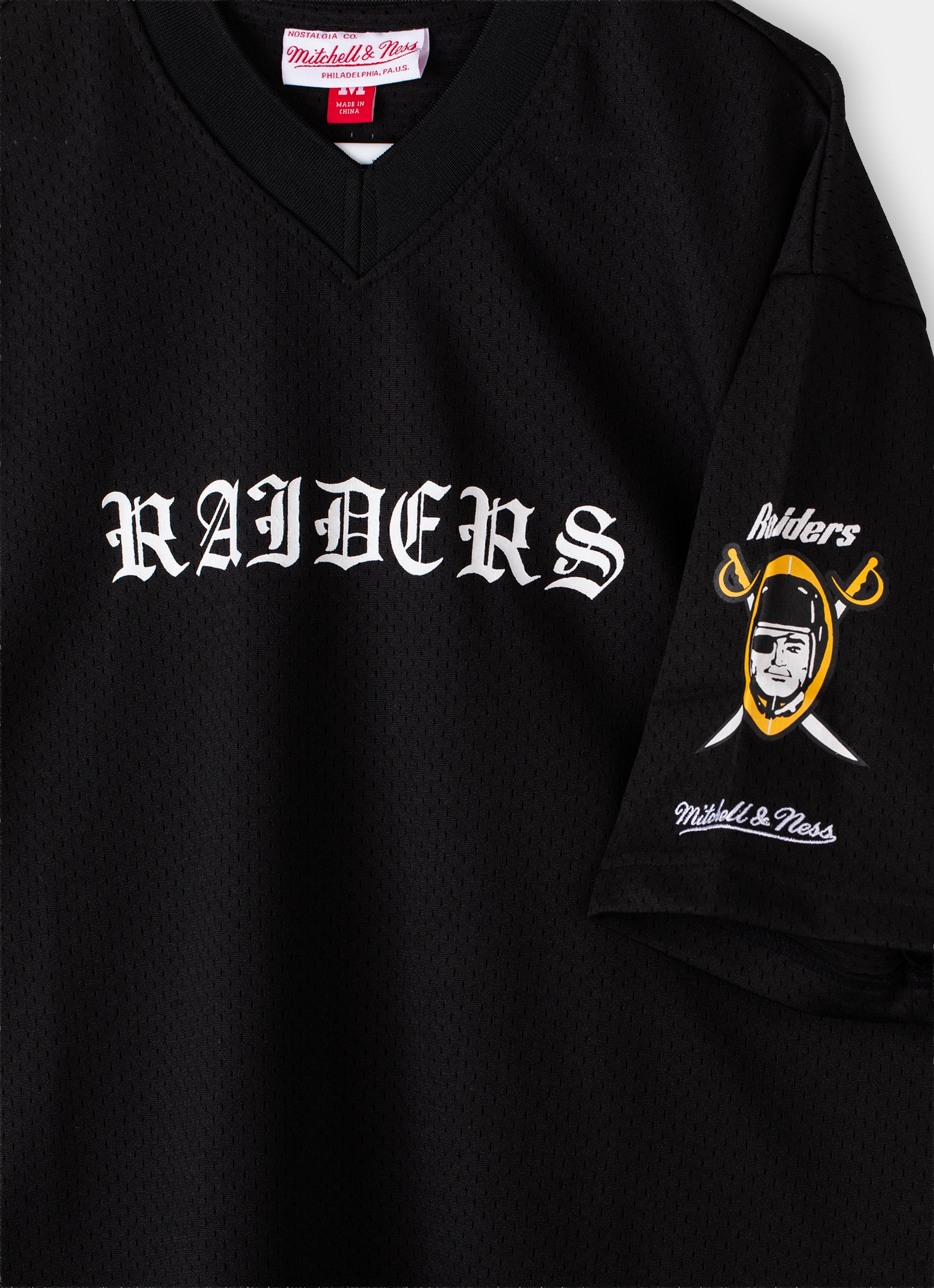Mitchell & Ness Nfl Oakland Raiders Mesh Tee in Black | Red Rat