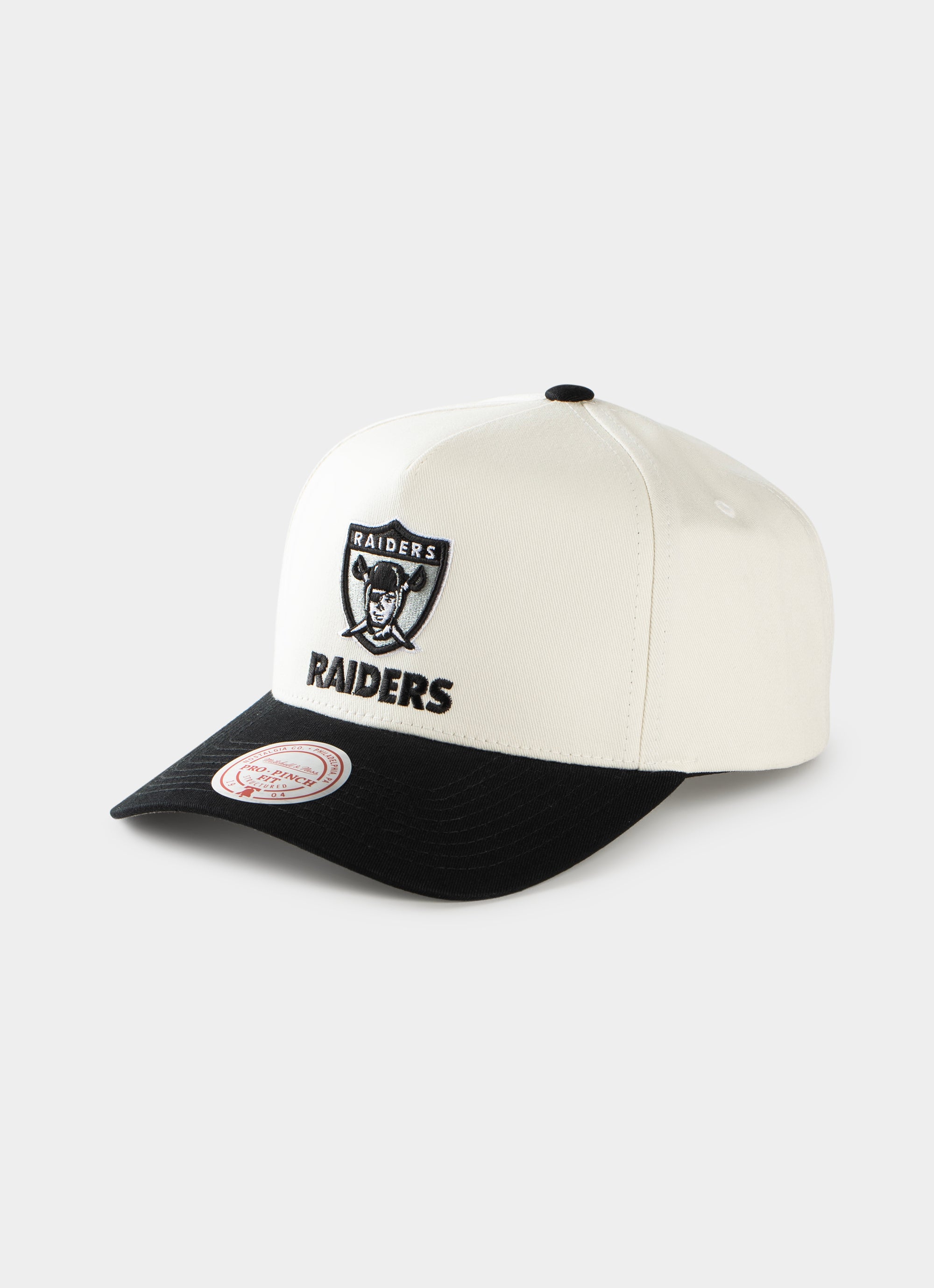 Mitchell & Ness Nfl Oakland Raiders White & Team Color Pro Pinch