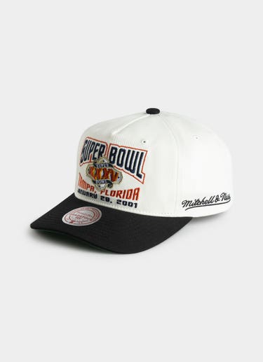 Mitchell & Ness Nfl Super Bowl Xxxv Origins Snapback Cap in White