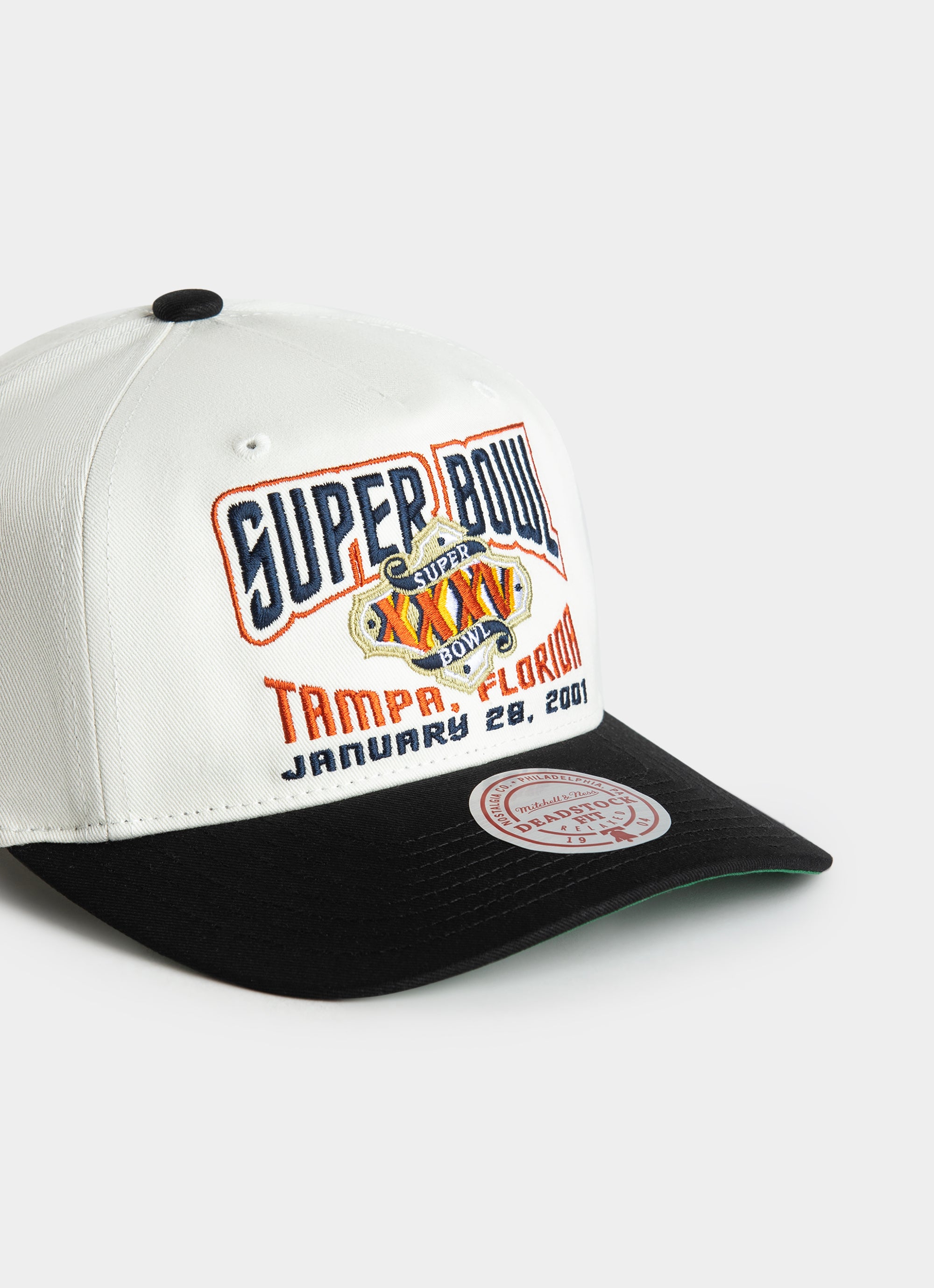 Mitchell & Ness Nfl Super Bowl Xxxv Origins Snapback Cap in White