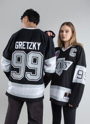 Mitchell & Ness Wayne Gretzky Los Angeles Kings Jersey In Black
